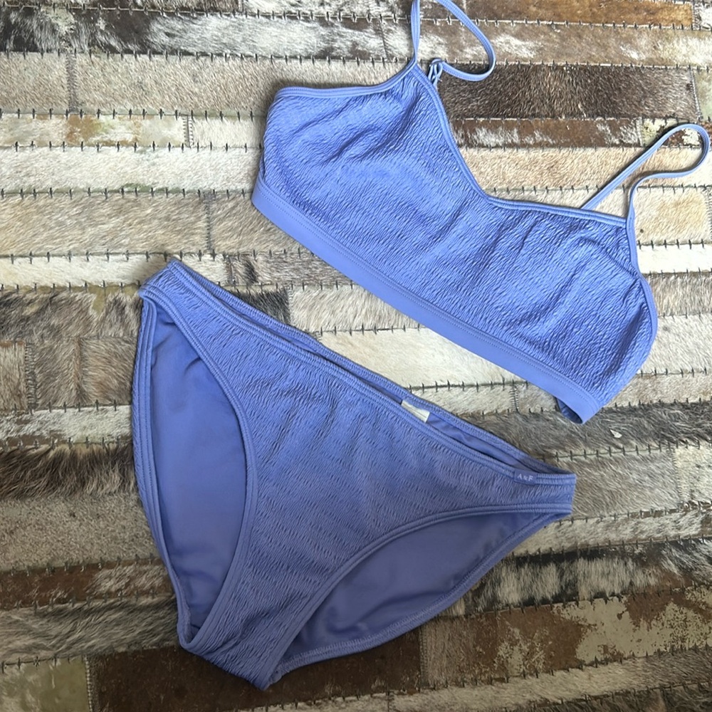 Abercrombie Kids Blue Purple Two Piece Bikini Set‎